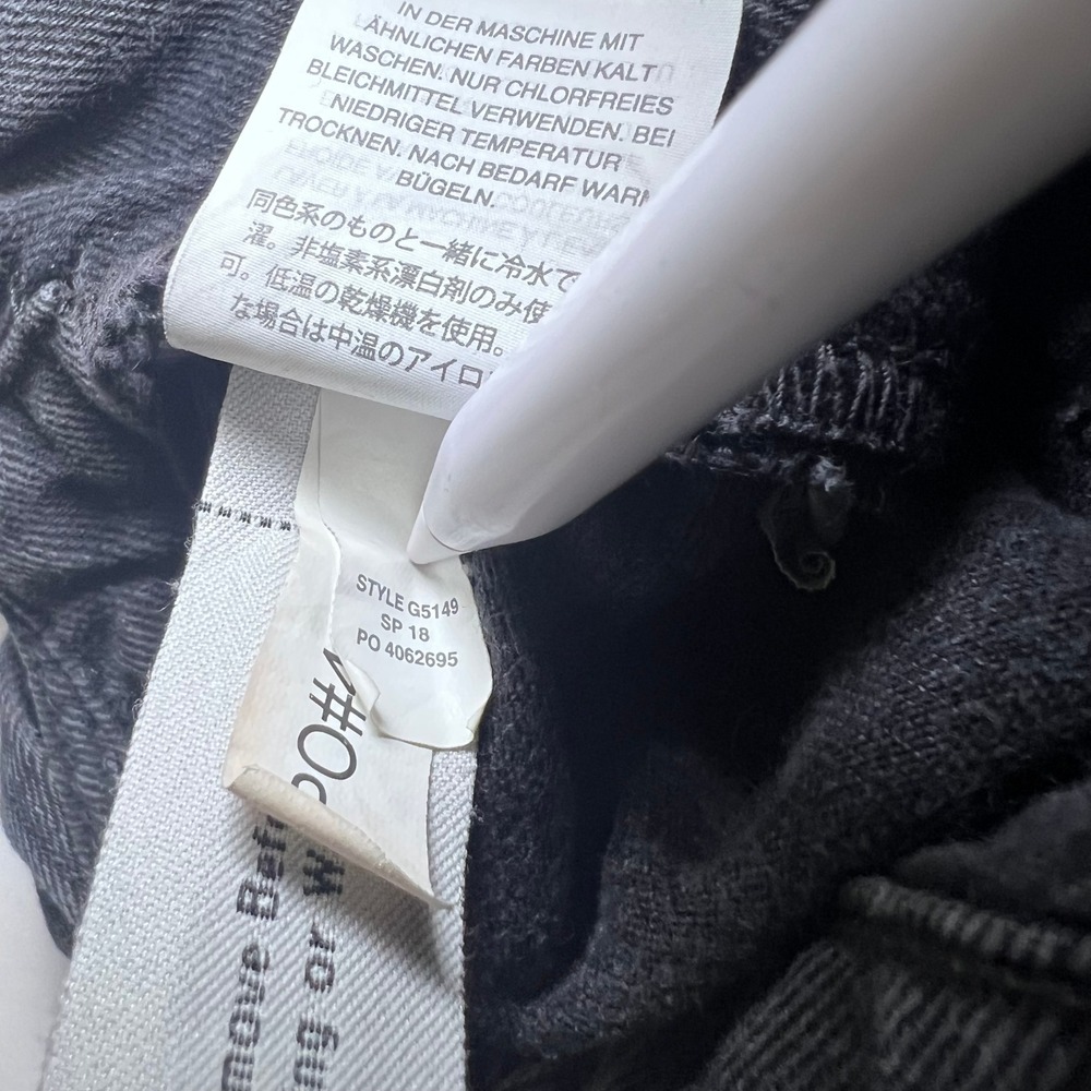 Madewell Adirondack Short Overalls Washed Black Denim Size Medium Bib Shortalls - Picture 9 of 12